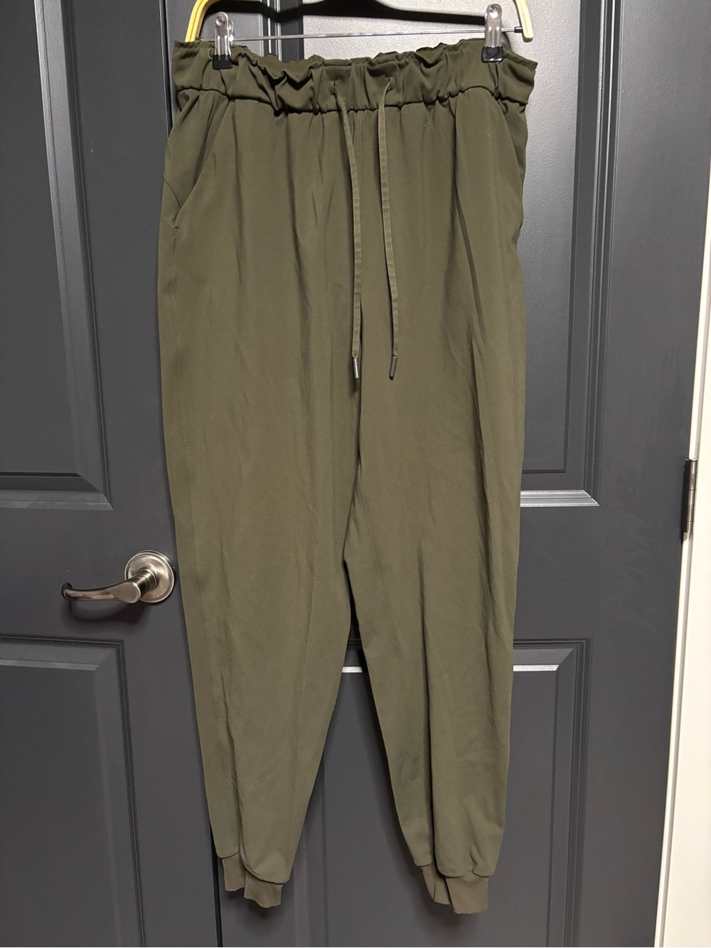 lululemon athletica Olive Green Keep Moving Joggers.